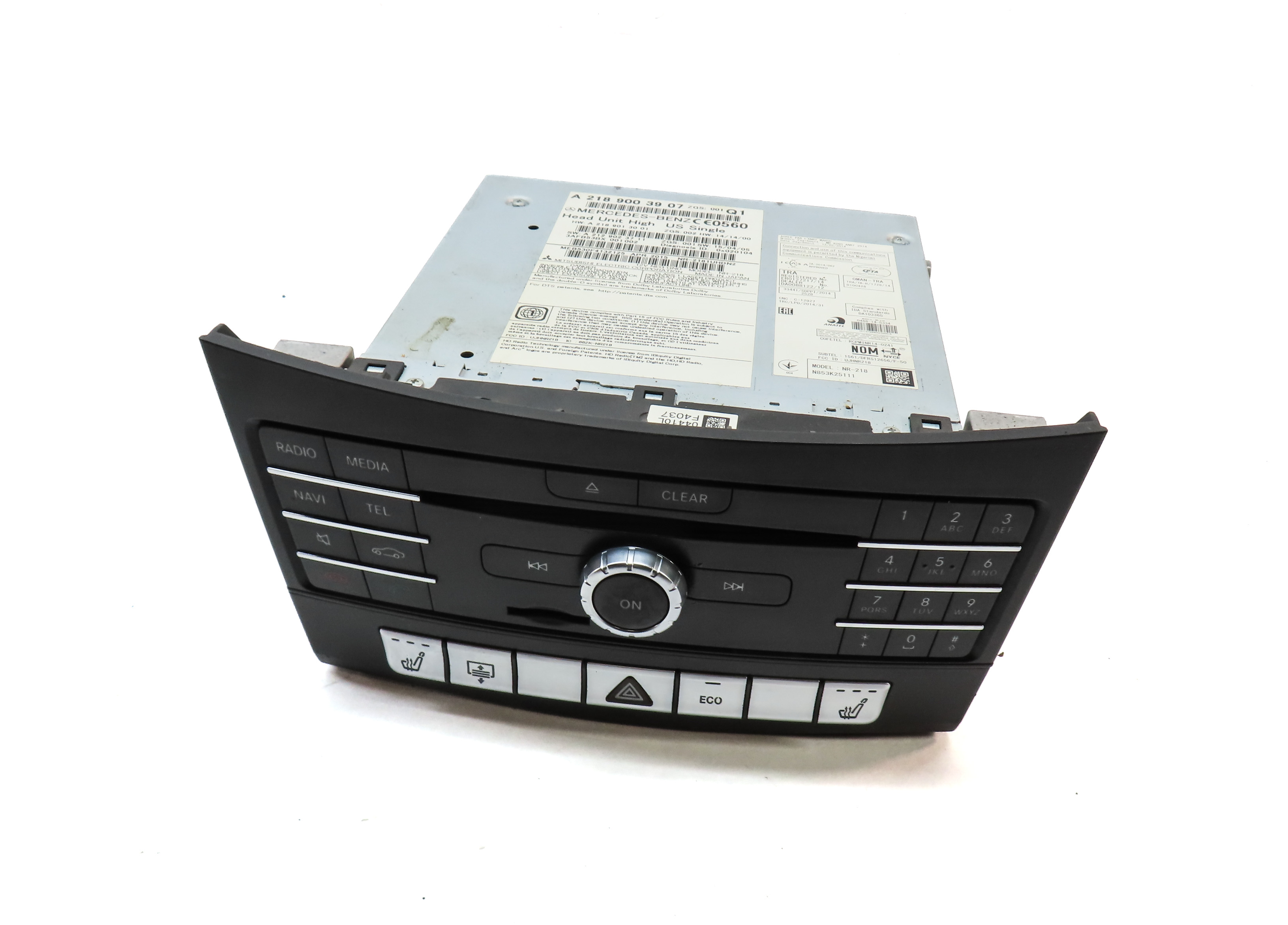 MERCEDES 15-16 CLS 16 E CLASS (W212 C218) CD PLAYER NAVIGATION RADIO HEAD UNIT — exact item pictured